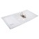 A4, 50 mm registrar, calligrata, PVC, embossing "flax", metal edging, pocket for a spine, collected, blue, mix