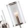 Wall lamp VASE 1XE14 40W, size 22x12x22 cm, Nickel color