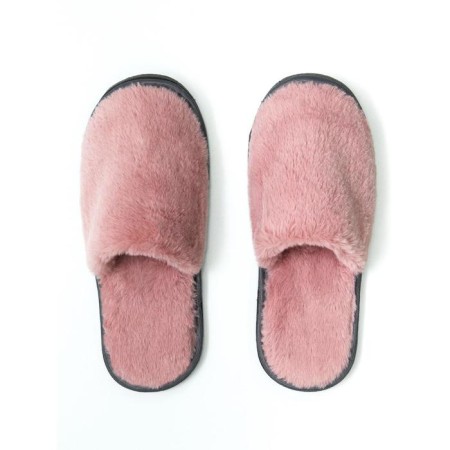 Slippers female closed nose, size 39-41, color dusty rose-3
