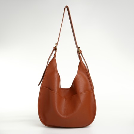 Women's bag on magnet Textura, average size, brown color