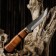Hunting knife "Taezhik" 23 cm, blade 112mm/2.8 mm, wood, with engraving