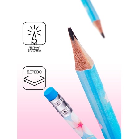 Pencil Blackographic NV with Lastik, Sakura Mix-1
