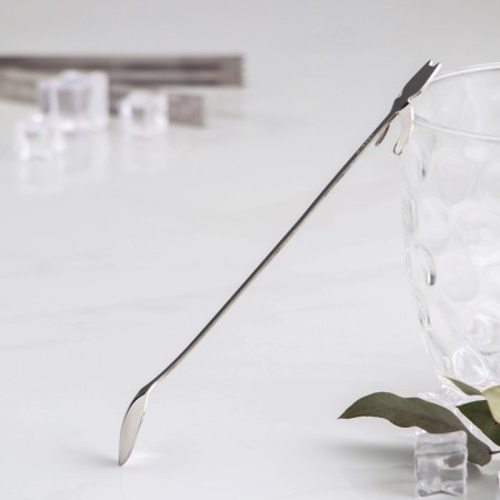 Spoon of barn stainless steel Magistro "cat", length 20 cm, silver color-1