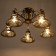 Sina chandelier 5he27 40w black and gold 65x65x28 cm Bayerlux