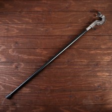 Souvenir product cane with a dagger, blade 30cm, handle dragon