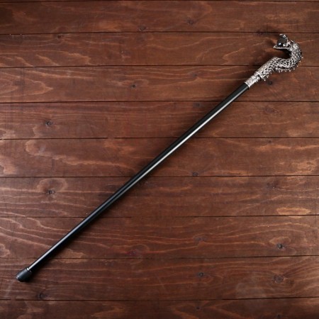 Souvenir product cane with a dagger, blade 30cm, handle dragon