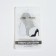Five -holders for shoes, adhesive, artificial suede, silicone, 10 × 4 cm, pair, color gray color
