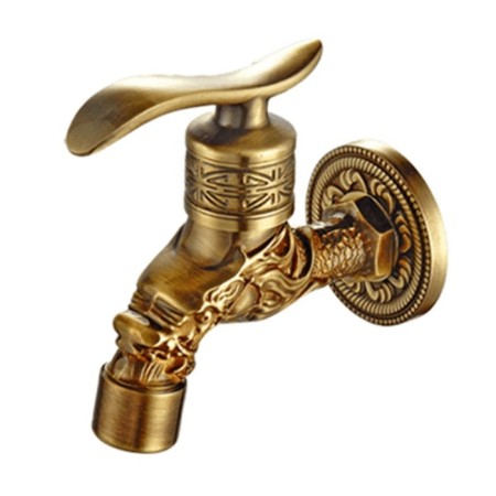 Bronze de Luxe 21974/1 crane, drain, for a bathhouse, with aerator