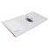 A4, 50 mm, calligrata, PVC, embossing "flax", metal edging, pocket for a spine, collected, burgundy, mix