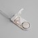 Garland "Mishura" 2 m Rosa, IP20, silver thread, 50 LED, glow warm white, CR2032X2