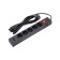 Network filter, 5 nests, 5m, s/h, curtains, PVS 3 IP0.75, 2USB, 2200W, 10A, Chern 32589 5