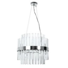 Suspended chandelier Arte Lamp Montreal A1034SP-12CC, E14, 12x60 W, 50x50x45 cm, chrome, transparent