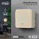 Luazon Lighting "League" switch, 10 A, 1 key, with backlight, invoice, beige