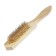 Metallic manual scrap brush, wooden handle, 5-row