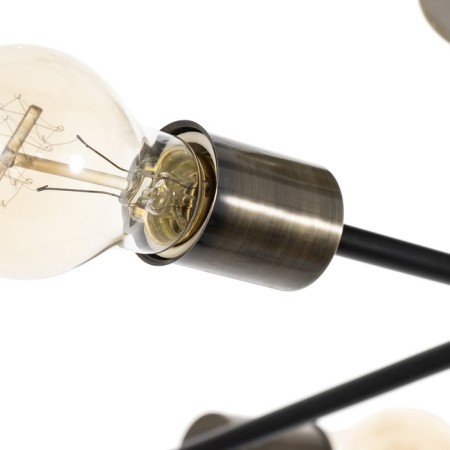 Chandelier 2250/4 E27 40W Black-Bronze 60x40x24 cm Bayerlux-5