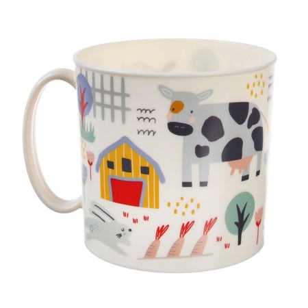 Baby mug with a decor of 280 ml, light beige-3
