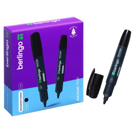 Markker permanent 2.0 mm Berlingo black-4