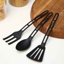 Prestige kitchen set, black color