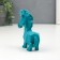 Souvenir Polystone 3D "Horse-Humpbacked" Blue 12x3.5x9.5 cm