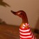 Souvenir "Duck in a swimsuit" wood 27 cm