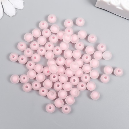 Busins ​​plastic "Pink" matte 20 grams d = 0.8 cm-2