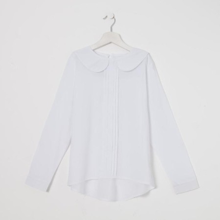 School blouse for a girl, white color, height 128-1