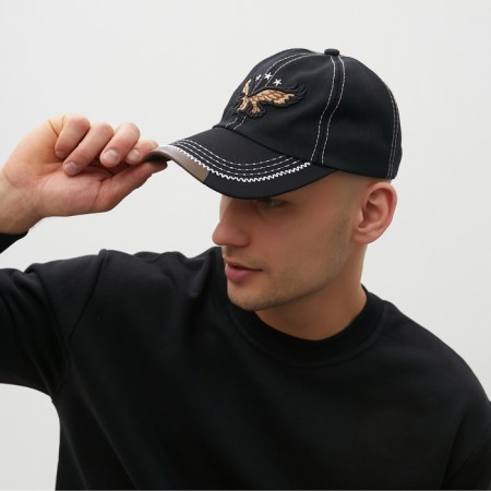 Male cap minaku, black color, rr 56-58-1