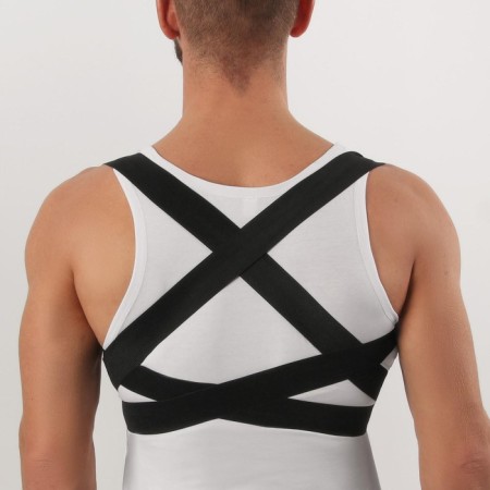Massner-fixer for posture, Velcro, size XL, black color-3