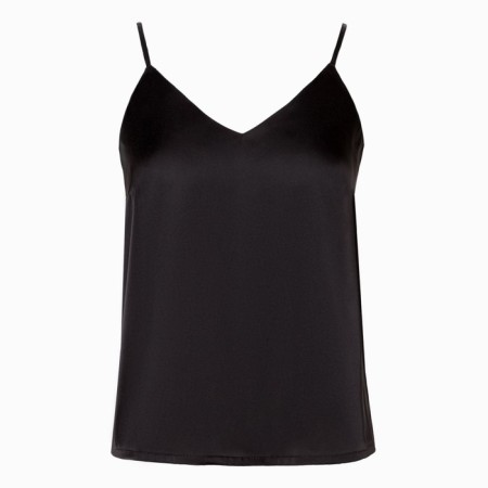 Top female minku "Silk pleasure", Black color, size 48-5