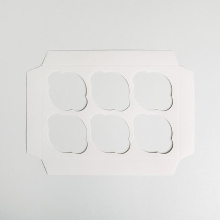 Capcake box, confectionery packaging, 6 cells “since March 8”, 23 x 16 x 10 cm-4