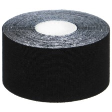 Кинезиотейп ONLYTOP, 3,8 см х 5 м, цвет чёрный