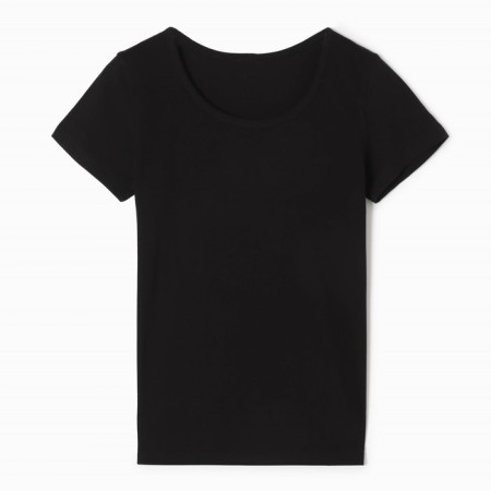 T -shirt female, black color, size 46-3