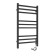 Two -towel electric Laris Astor ChKCh9, 350x700 mm, 9 crossbars, right, black