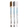 Set of gel pens 3 colors, white, silver, golden