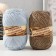 Yarn "Nosomic supplement" 100% polypropylene 200 ± 20m/50g set 2pcs (denim, dark flax)