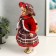Doll Collectible Ceramics "Inga in red, a dress in peas and a cage" "40 cm