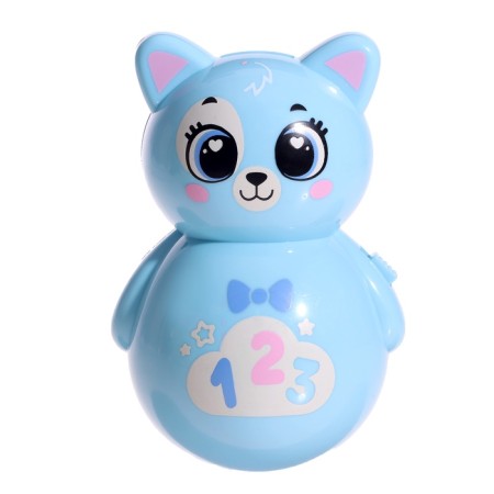 Musical Nevalyashka "Funny Baby", Blue Color-1
