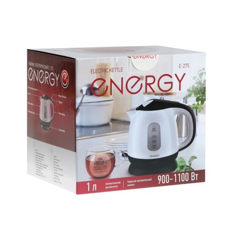 Electric kettle Energy E-275, plastic, 1 l, 1100 watts, brown-7