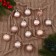 Set of balls plastic D-4.5 cm, 24 pcs "Frosty patterns" pink