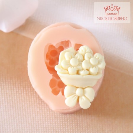 Silicone Mold "Bouquet of Flowers" 2.1x2.8 cm
