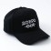Women's cap "Good/Evil", black color