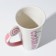 Ceramic mug "The sweetest", 550 ml, white color