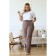 Female trousers, size 46, brown color