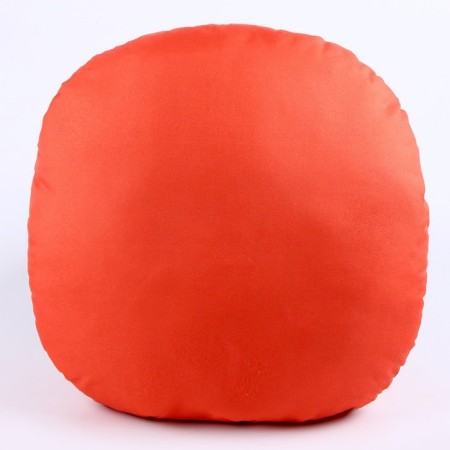 The pillow is round "Dracosha", orange-5