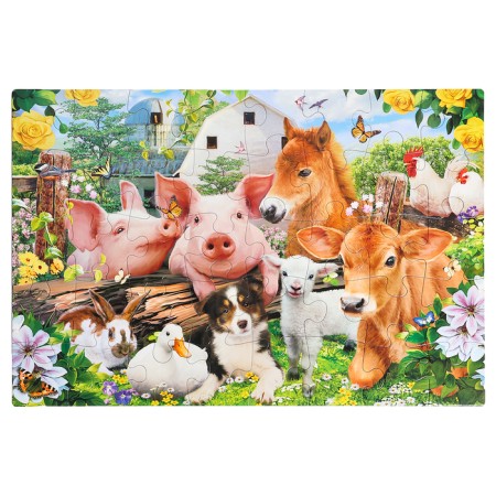 Maxi-Pazle "Friends on the farm", 40 elements-1