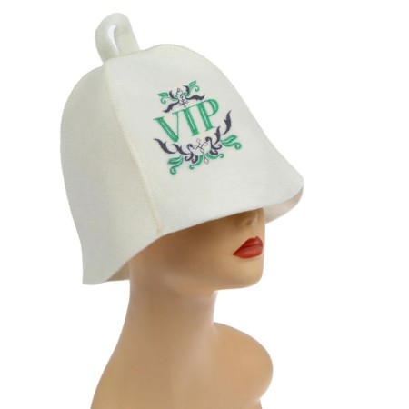 Bath cap with embroidery "VIP"-2