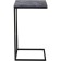 Coffee table Hercules metal, gray marble/black 30x34x62 cm