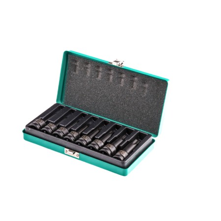 Set of end heads Stels 13999, Torx 1/2, 8 pcs., Shocks-2