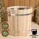 Pauline for a bathhouse, 15l, "Russian patterns", with a stainless insert