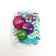 Latex ball 12 ", standard, set 12 pcs., Biryuzovoy color